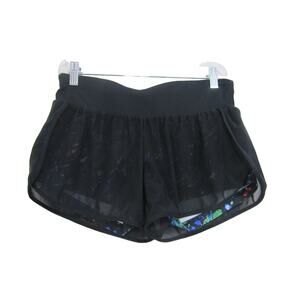 Fabletics Black Mesh Athletic Shorts Outdoor Sporty sz XS Yoga Running Academia